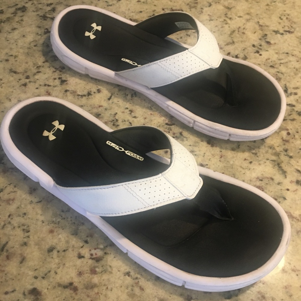 Under Armour 4D foam sandals flip flops